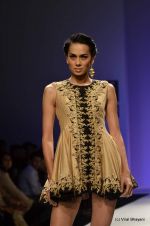Model walk the ramp for Bhanuni by Jyoti Sharma Show at Wills Lifestyle India Fashion Week 2012 day 3 on 8th Oct 2012 (4).JPG
